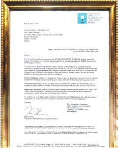 ACS Lead Tech Awards & Certifications – Leadership Quality Award